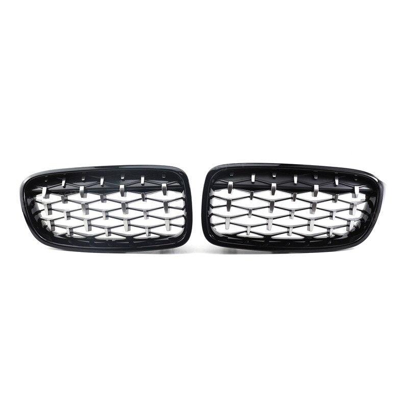 Set of 2 central grills for BMW, with a luxurious and premium look - One Beast Garage