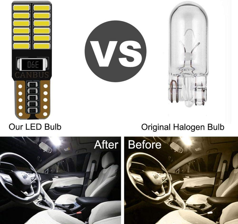 T10 LED Bulb with CANBUS Technology - One Beast Garage