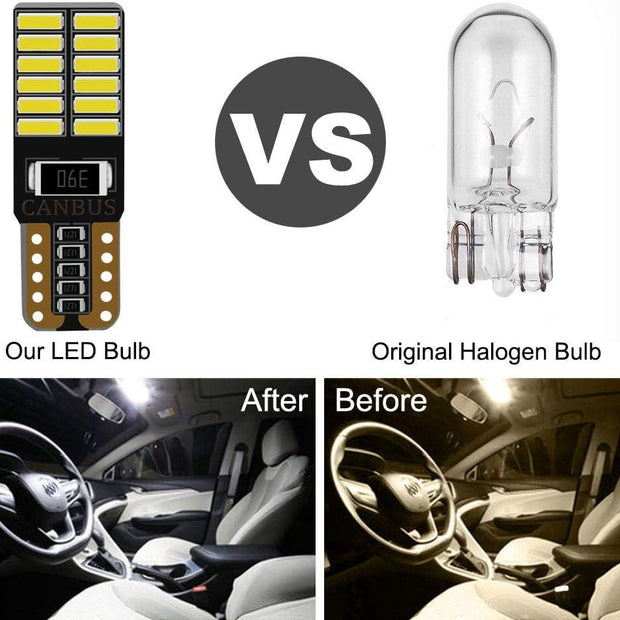 T10 LED Bulb with CANBUS Technology - One Beast Garage