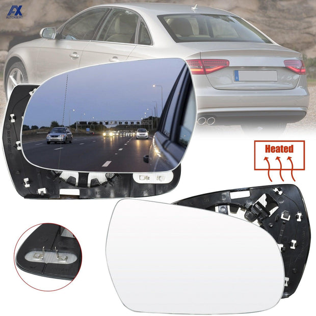 Mirror Glass Heated For Audi A3 A4 S4 A5 S5 Quattro - One Beast Garage