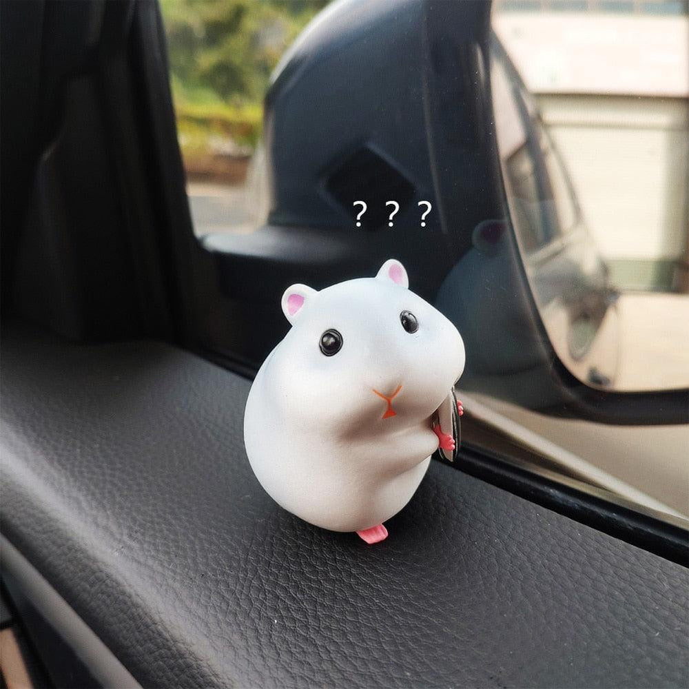 Ornament in the shape of a cute Rat for the car or office