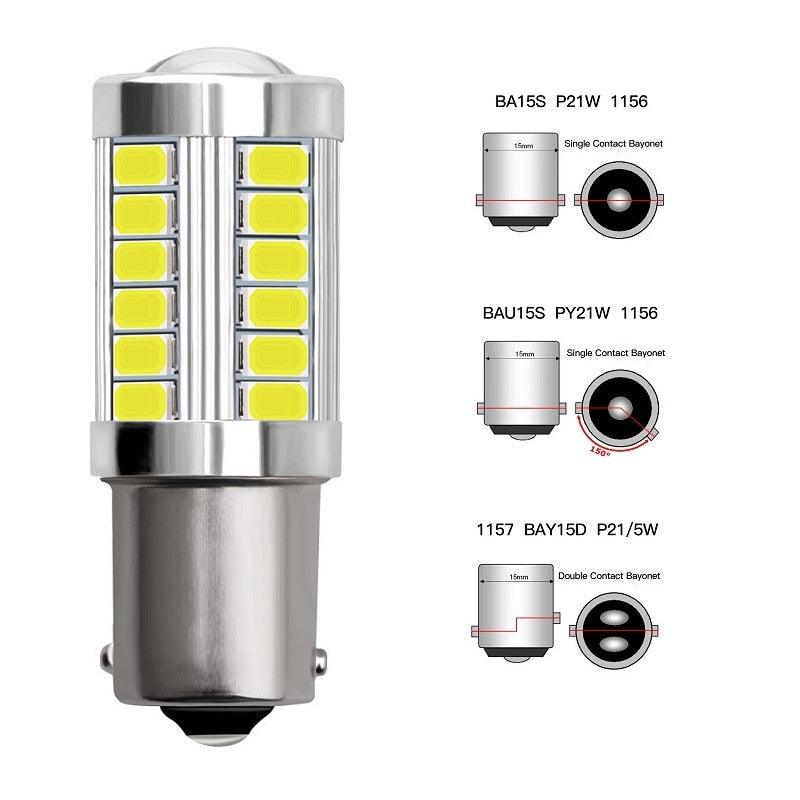 PY21W P21/5W Car LED Bulbs 12V - One Beast Garage