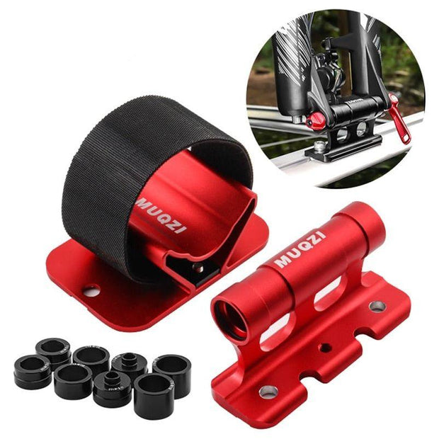 Support for fixing the bicycle on the car