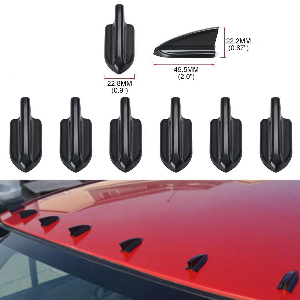 UV-protected & weatherproof Roof Shark Fins Spoiler Wing