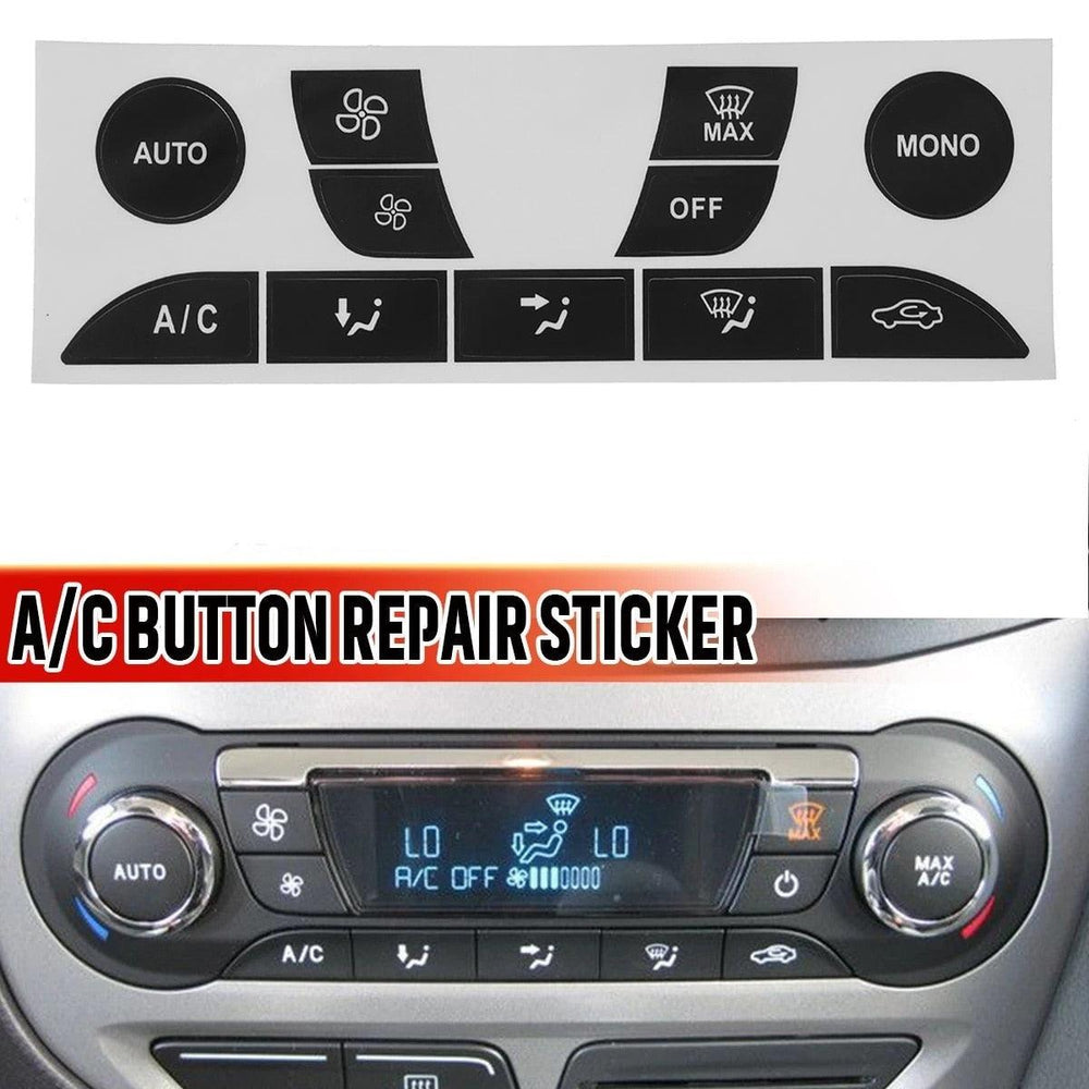 Button Repair Decals Stickers - Ford Focus MK2 - One Beast Garage